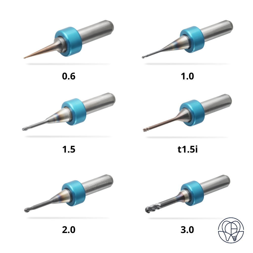 PrograMill tool blue Ti for PM7