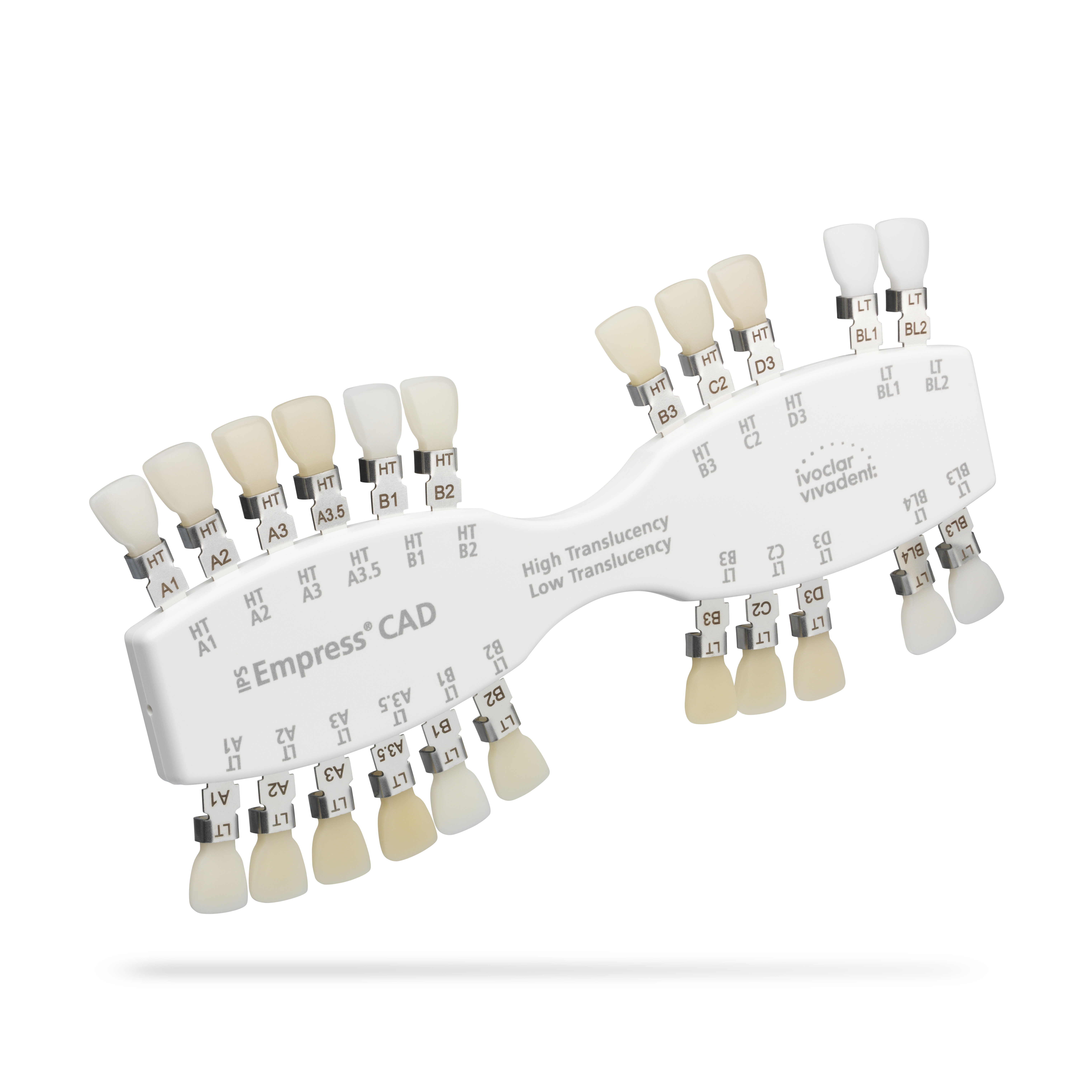 IPS Empress CAD HT/LT Shade Guide A-D/BL