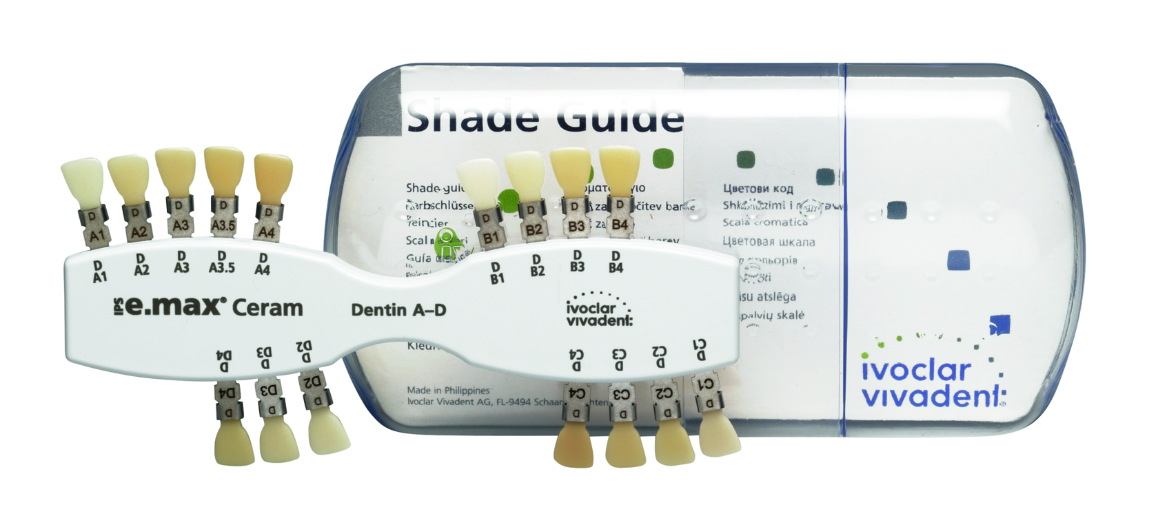 IPS e.max Ceram Shade Guide Deep Dentin A-D